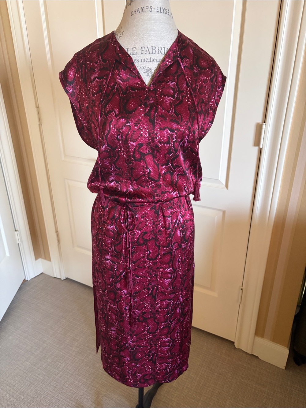 Worth New York never worn lovely silk slip dress